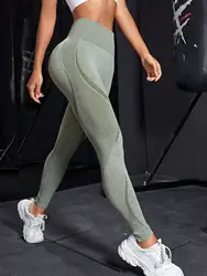 High Waist Sexy Female Yoga Pants Workout Seamless Leggings Physical Gym Fitness Fashion Push Up Ladies Clothing