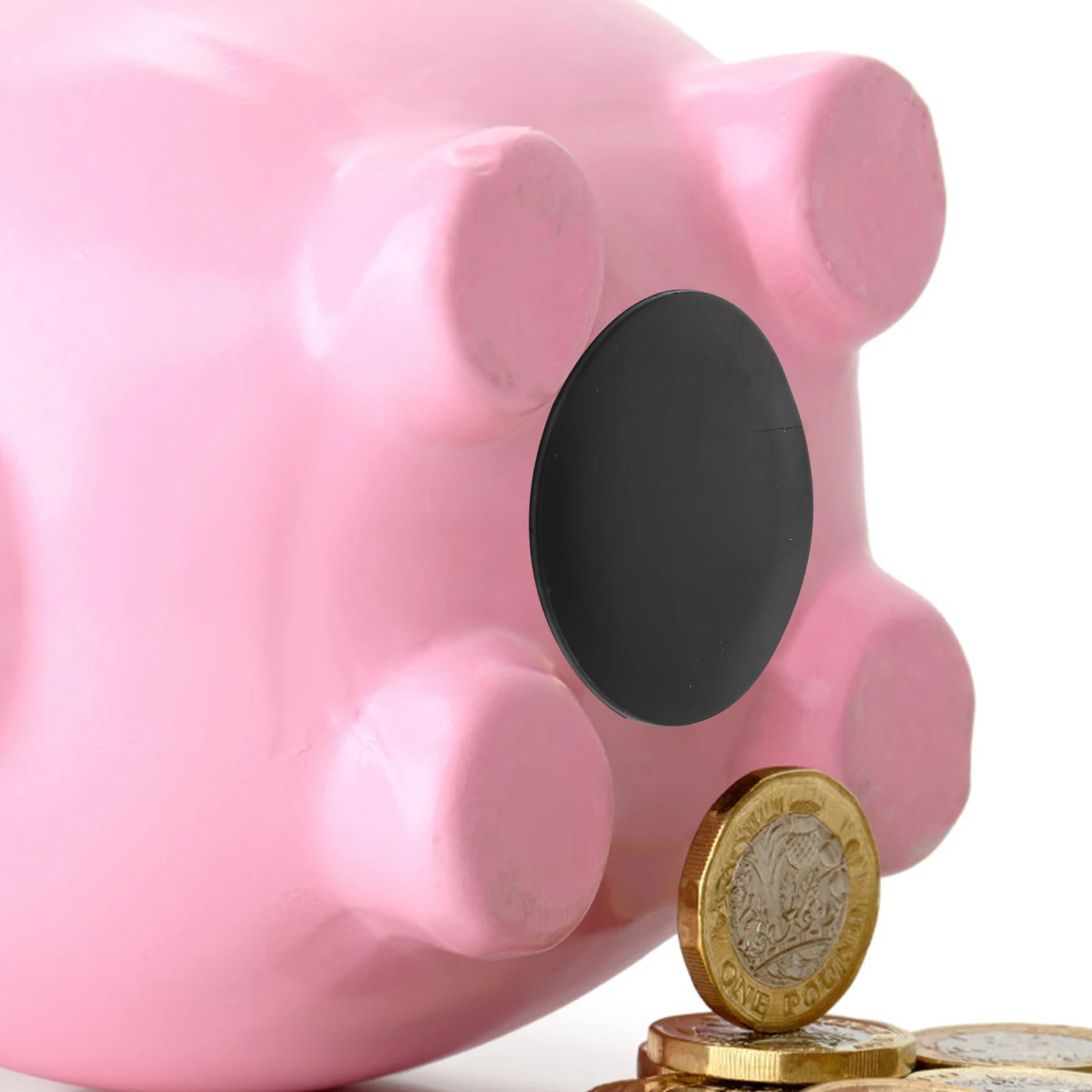 

20pcs Piggy Bank Plug Rubber Money Saving Box Stopper Replacement Black Round Closure For Coin Jar Bottle Container Sealing