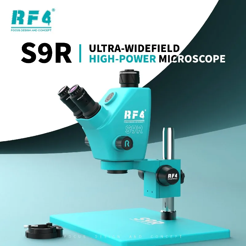 RF4 S9R Trinocular Optical Microscope 7-74X 2