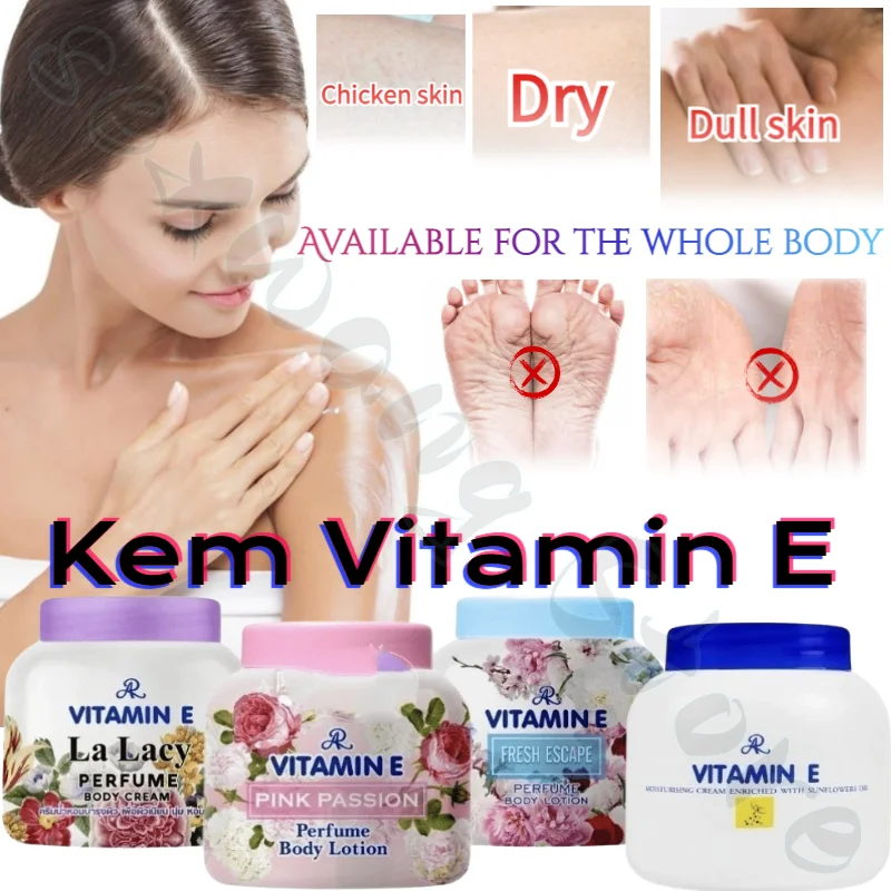 

Vitamin E Sunflower Oil Hydrating Moisturizing Lotion Face Cream Body LotionVitamin E Body Care Nourishing Cream 200g