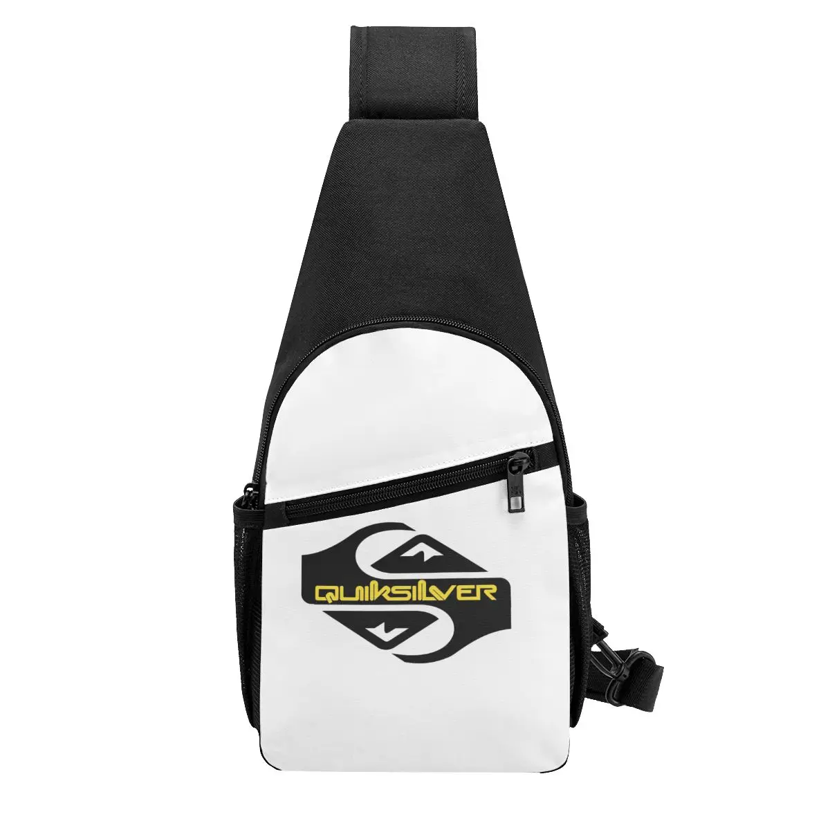 Quiksilver Surfwear Chest Bag Men Sling Crossbody Backpack Chest Bag Travel Hiking Daypack Shoulder Bag