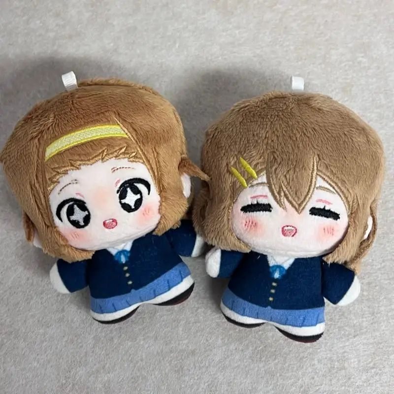 K-On Hirasawa Yui Akiyama Mio Q Version Facial Embroidery Plush Doll Backpack Belt Dual-Use Plush Pendant Friend's Birthday Gift