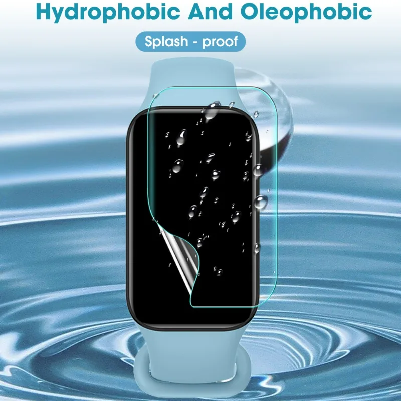 18-3PCS Hydrogel Film for Xiaomi Mi Band 9 Active HD Protective Film Anti-Scratch Screen Protector for Mi Band 9Active Not Glass