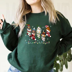 Dachshund Christmas Sweatshirt Christmas Dog Shirt Xmas Dachshund Sweater Dog Lover Tshirt Christmas Gift for Dachshund Mom