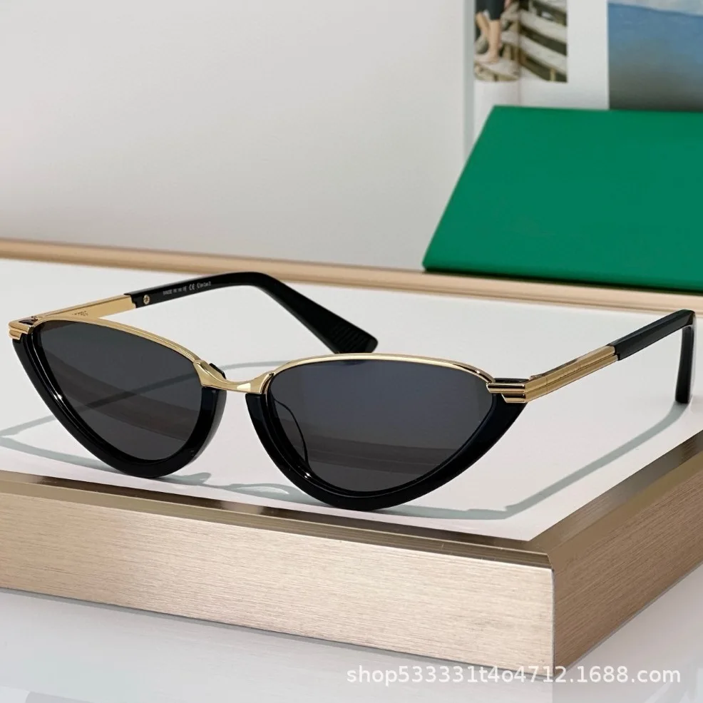 

Rectangle Cat Eye Acetate Alloy Sunglasses Women UV400 Protection Luxury Fashion High Quality Classic Eyewear with Case