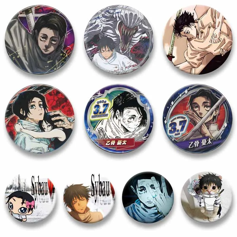 

Cool Cartoon Boy Yuta Okkotsu Lapel Brooches Anime Peripheral Button Pins on Backpack Clothes Jewelry Badge Accessories Gifts