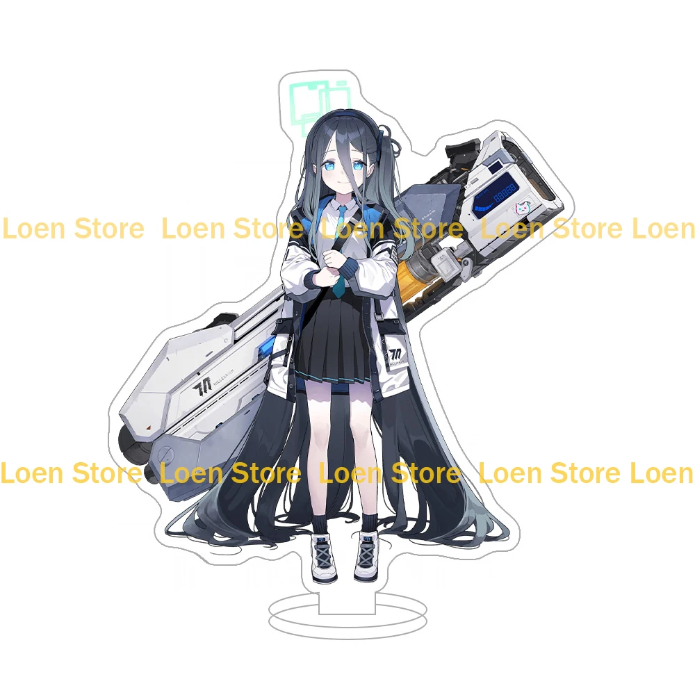 Loen Store Blue Archive MUTSUKI YUUKA NERU KARIN AKANE HIFUMI TSURUGI HASUMI HD Animation   acrylic stand cute keychain gift