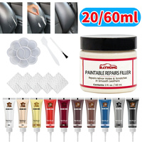 60ml Leather Restoring Paste Natural Leather Filler Repair Compound Leather Restoration Cream For Tears Crack Burns Holes Filler