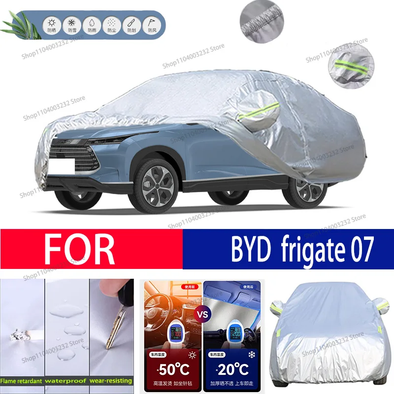 

For BYD frigate 07 Car clothing sun protection snow prevention antifreeze car protective cover auto cover