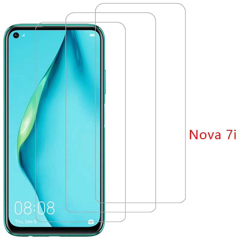 tempered glass for huawei nova 7i phone case on nova7i nov 7 i i7 back cover 360 huawey huwei hawei huawe huawi huwaei hauwei