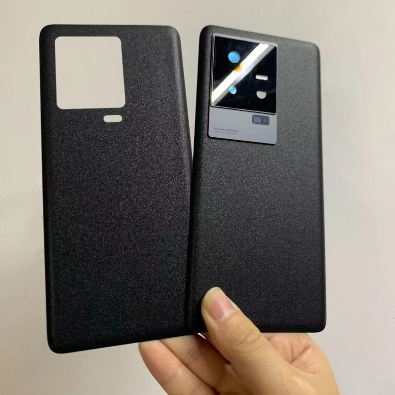 Battery Back Cover For vivo iQOO11 Housing Rear Case IQOO 11S + Camera Frame Glass Lens With Adhesive Lid Repair Replace