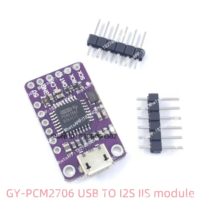 In stock. GY-PCM2706 USB TO I2S IIS module Audio Power amplifier OTG decoder