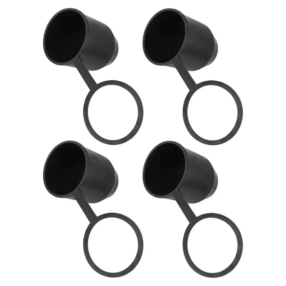 

4 Pcs Hitch Ball Connector Covers for Trucks Accessories Protective Cap PVC Hitches