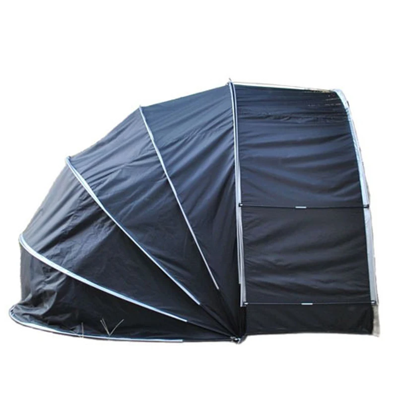 دراجة نارية 1 قاعة 1 غرفة تخزين القواقع نفق خيمة في الهواء الطلق التخييم السياحية المحمولة دائم السفر ظلة مقاوم للماء #6