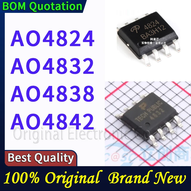 

5 шт./лот AO4824 AO4832 AO4838 AO4842 В наличии Оригинальные высококачественные