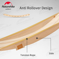 Naturehike Outdoor 1 Person Canvas Hammock Portable Camping Hanging Bed Swing Chair Anti Rollover 250kg Bearing Weight 300x90cm