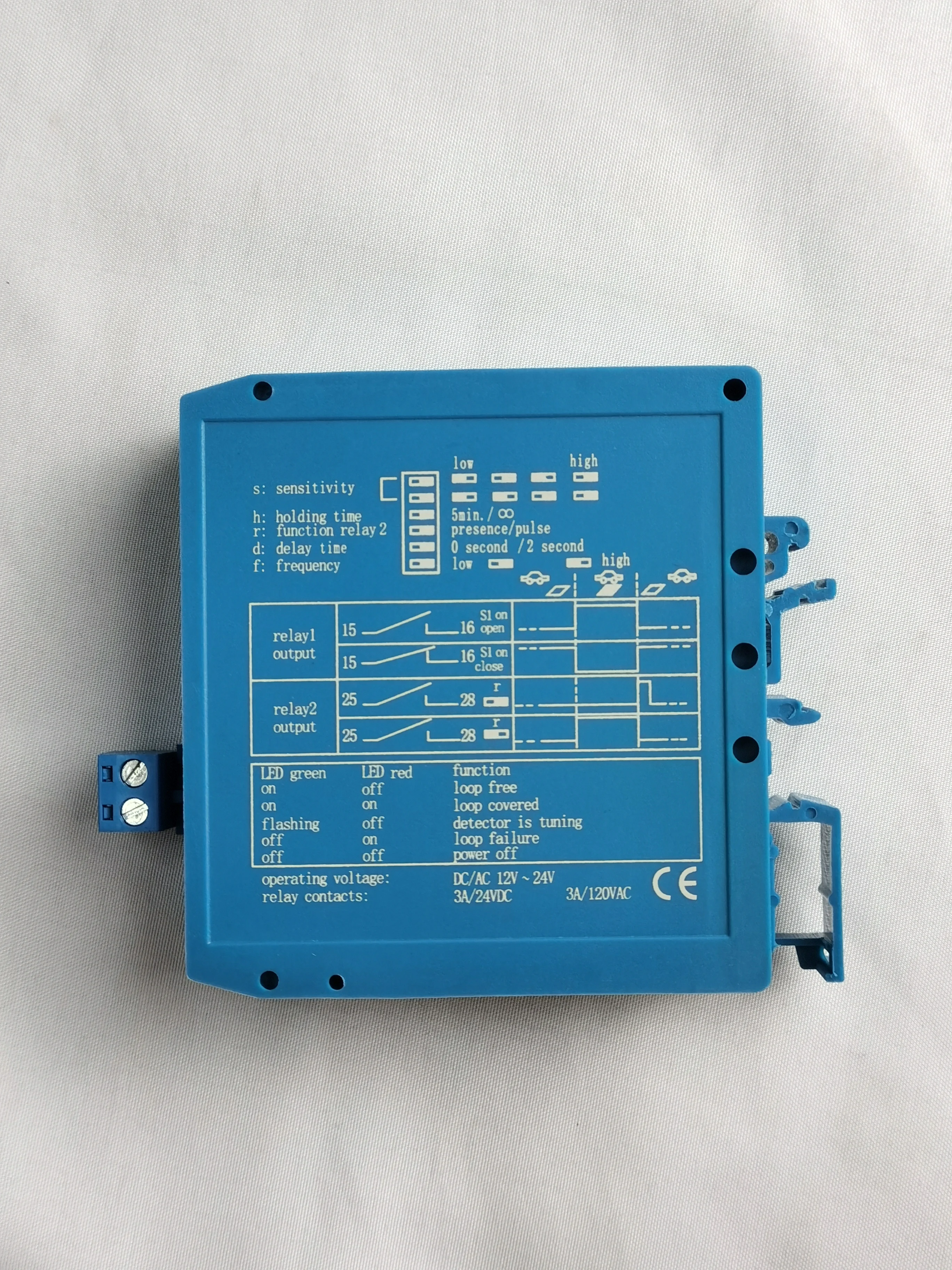 Detector de bucle M1H 12-24v, relé de bajo voltaje, sistemas de detección de vehículos