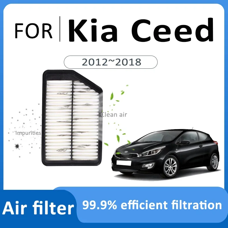 Suitable For Kia Ceed JD 2012~2018 2014 2016 2017 MK2 28113-3X000 Car Activated Carbon Air Filter Cabin Filter Atuo Accessories