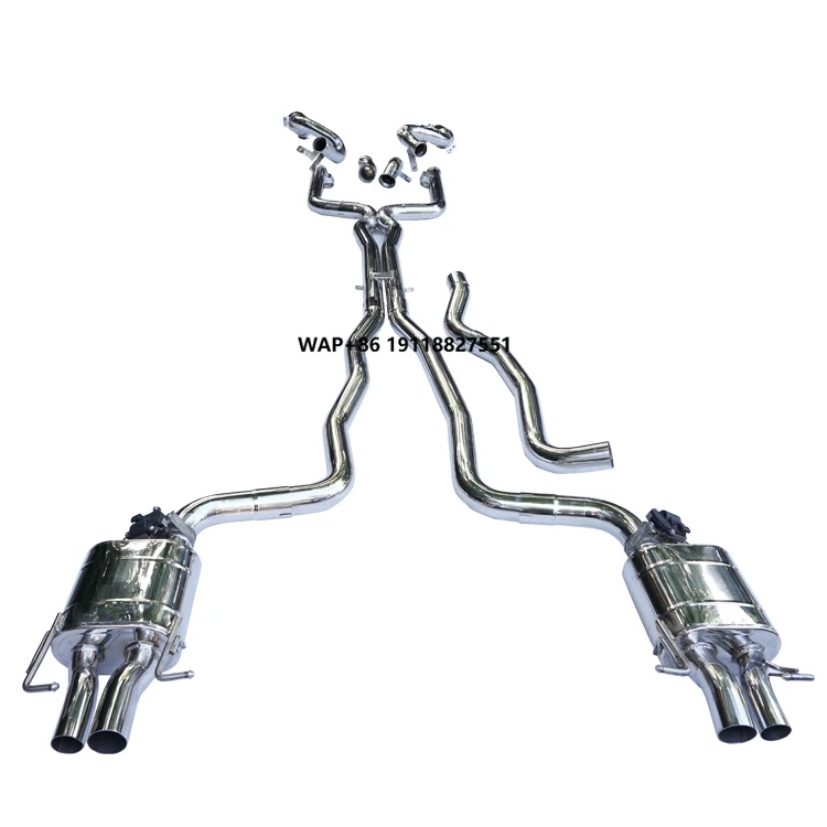 High Performance Stainless Steel Valve Mufflers C63 W205 4.0T Exhaust New Condition Shop Accessory Car Accessories