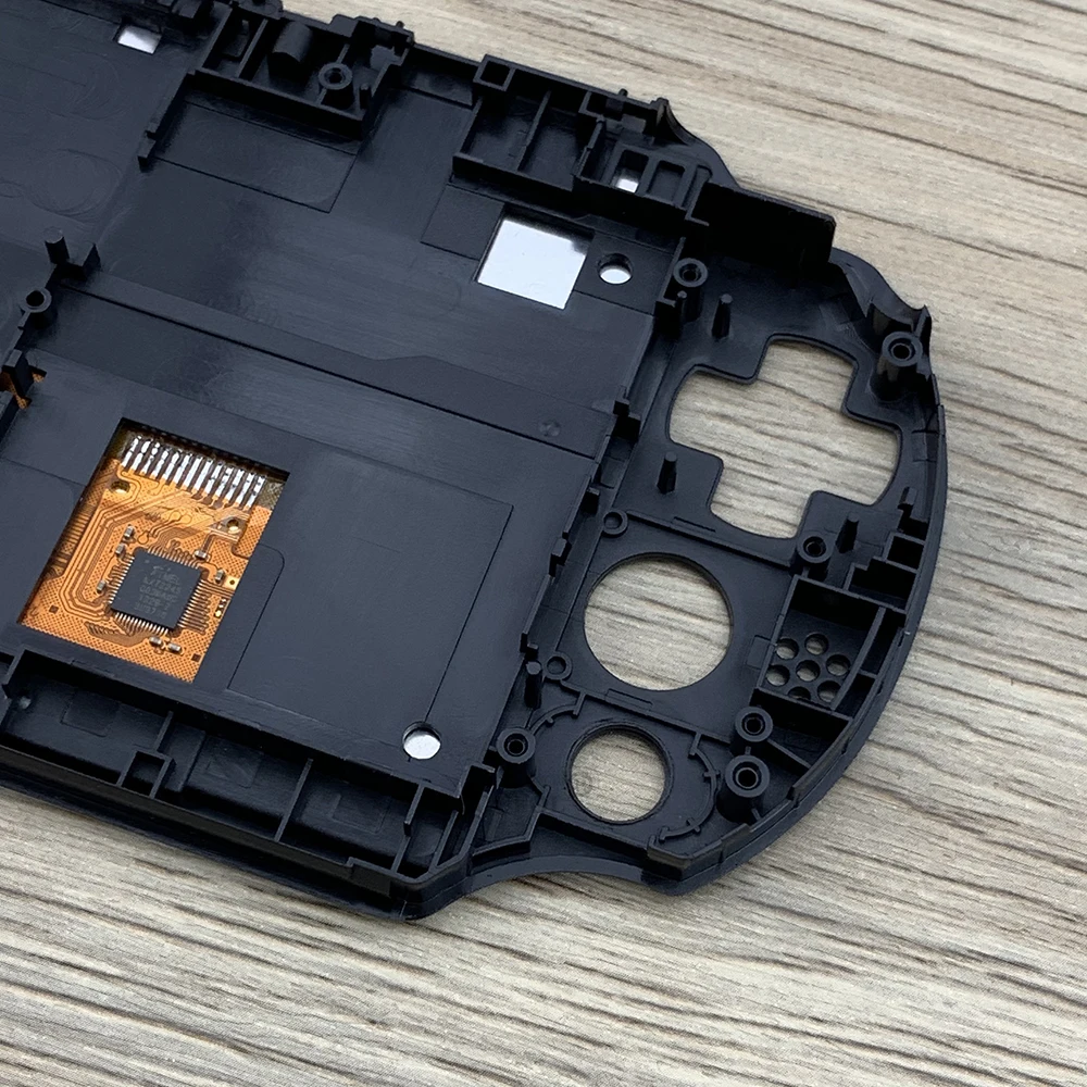 شاشة LCD أصلية من Oled لشاشة PS Vita 2000 LCD مع مجموعة شاشة تعمل باللمس مع ملحقات إصلاح الإطار لـ PSV2000