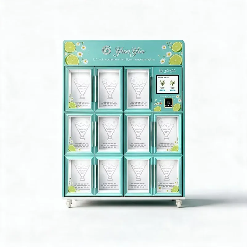 for Yunyin 24 Hour Flower Vending Machine 24/7 Unattended Operation for Commercial Public Places