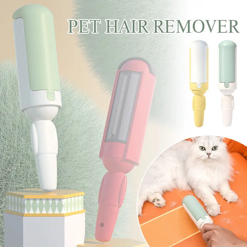 

Pet Hair Remover Roller Hair Brush Dog Cat Self Cleaning Scraper Fur Removal Multi-purpose Brush Cat Dog Hair Sticker Roller New