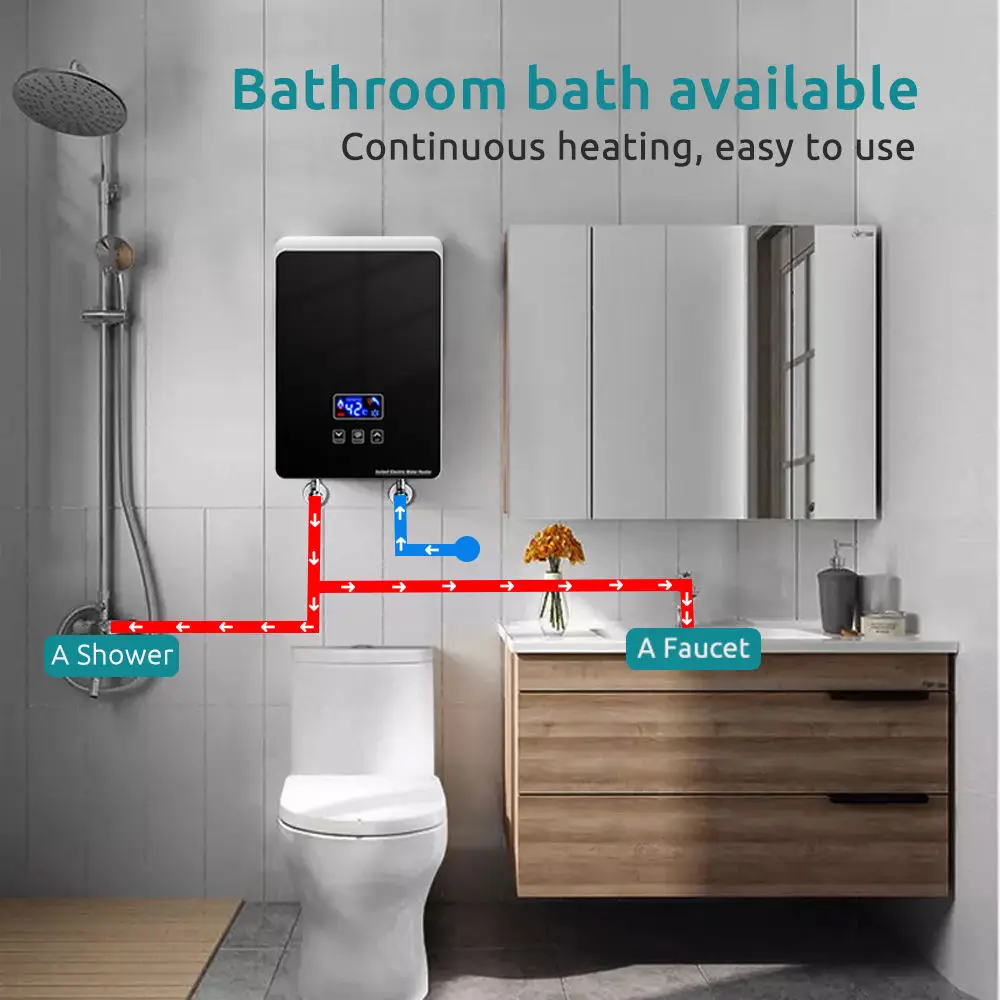 3.5KW-6KW 220V High Quality Instant Water Heater Electric Water Heater Instant Water Heater