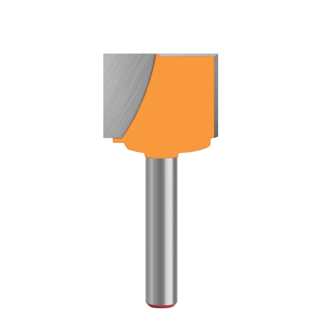 1PC 1/4" 6.35MM Shank Milling Cutter Wood Carving Wood Cleaning Bottom Bit Straight Router Bit Clean Milling Cutter Woodworking