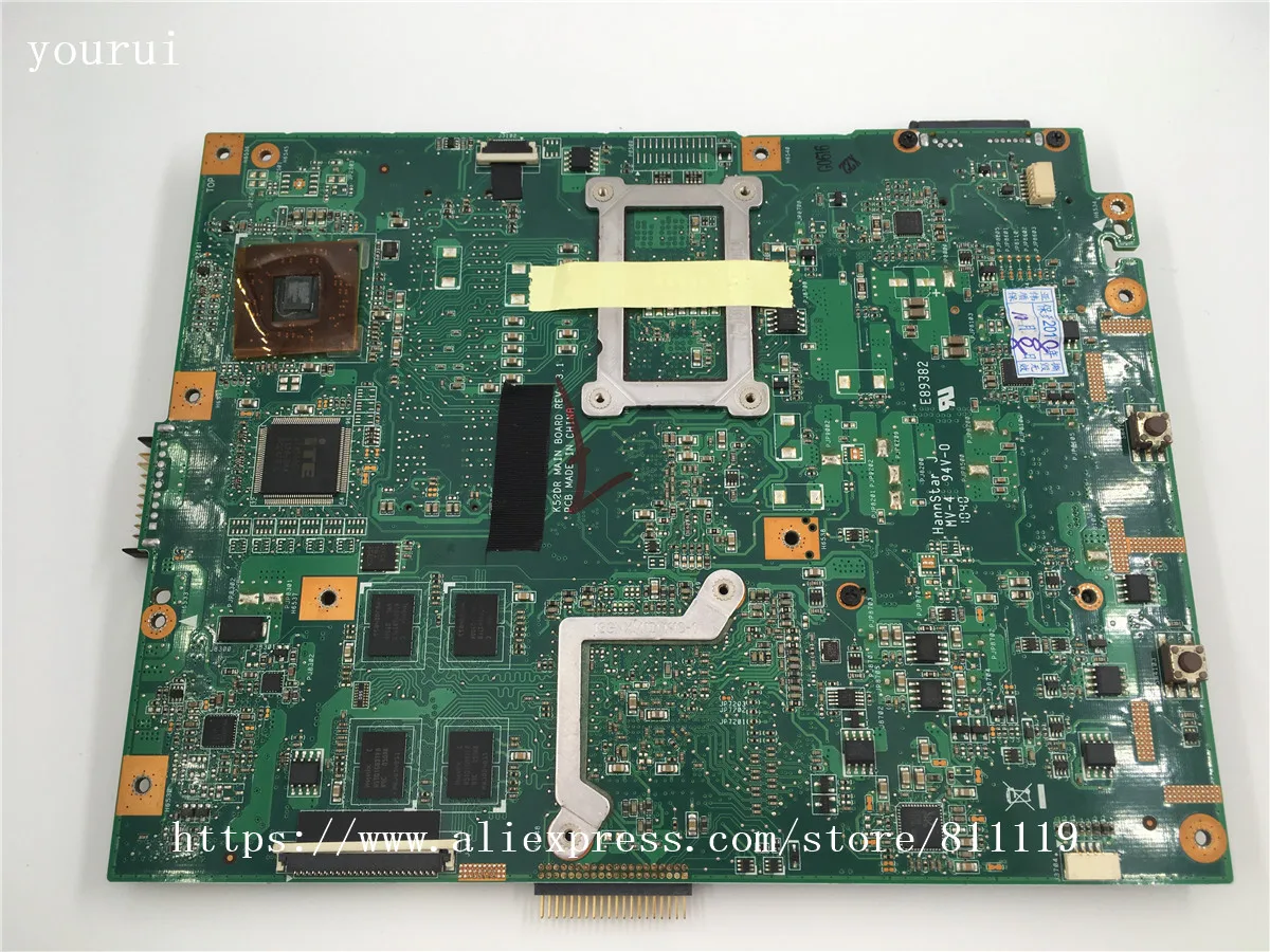 Imagem -02 - Csrzsz para Asus K52dr Computador Portátil Placa-mãe K52dr Mainboard Rev 2.2 69n0k1m11a01 Testado 100 Trabalho Original Mainboard