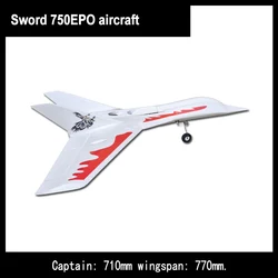 Spada 750 Delta Wing Aereo da corsa ad alta velocità Delta Wing T770 Epo Modello di aereo da corsa Giocattolo regalo