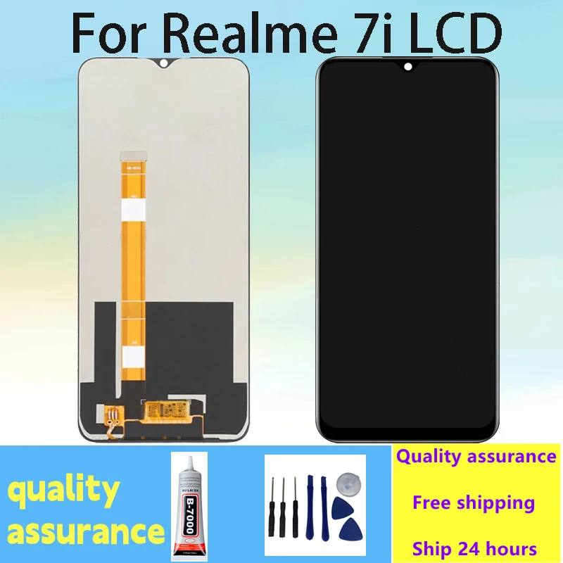 

6.5" For OPPO Realme 7i RMX2103 LCD Display Touch Screen Panel Digitizer Replacement For Realme Realme 7i RMX2103 Display