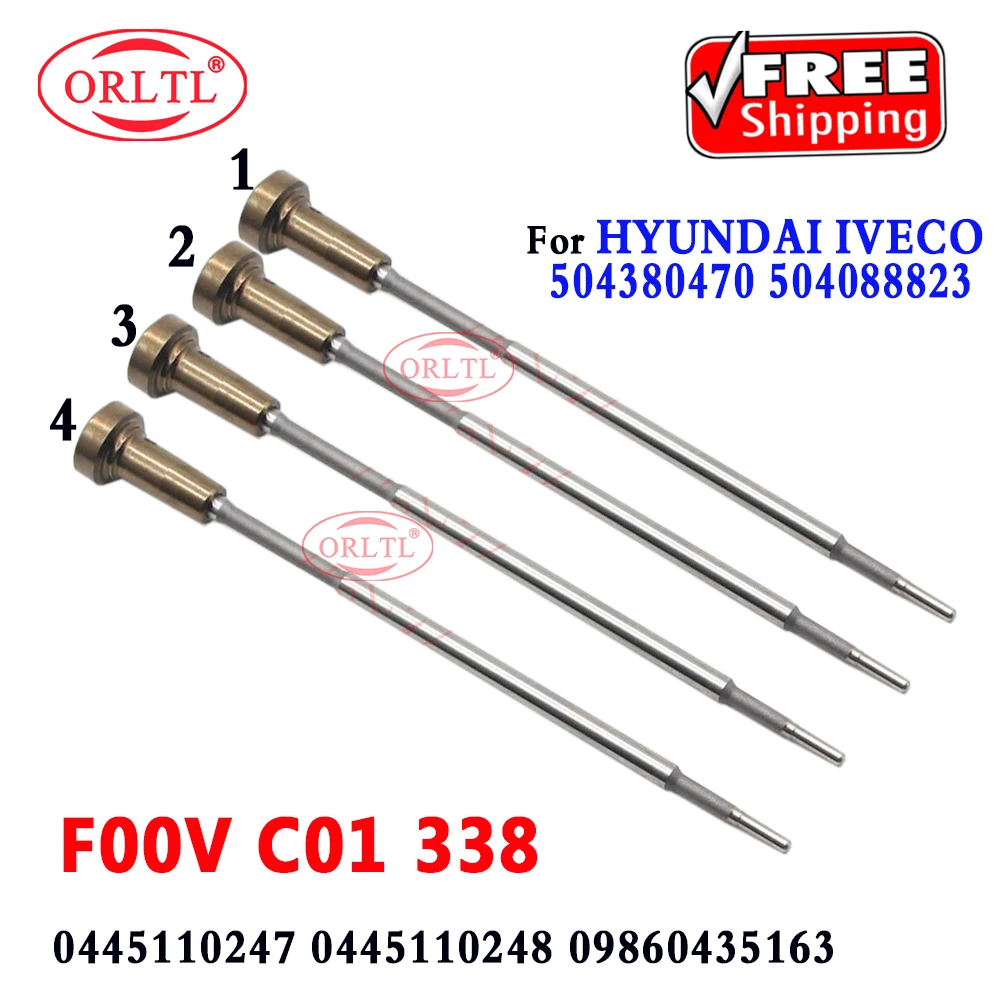 ORLTL Control Valve F00VC01338 Diesel Injector 0445110247 0445110248 Valve F00V C01 338 For HYUNDAI IVECO 504380470 504088823