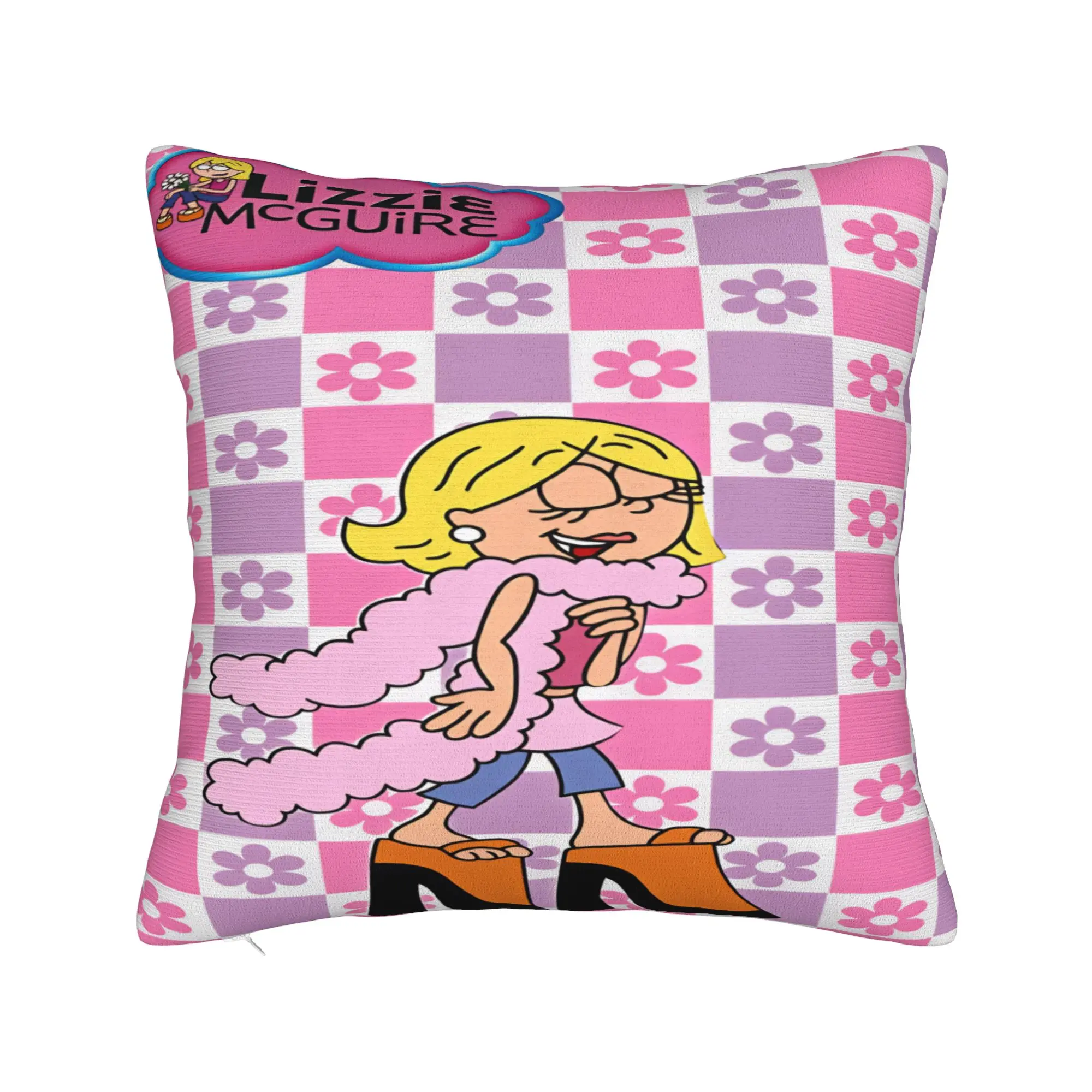 Pillow Case Lizzies Cartoon McGuires Comfy  Pillow Cover For Living Room Bed Chair Morden Pillowcases