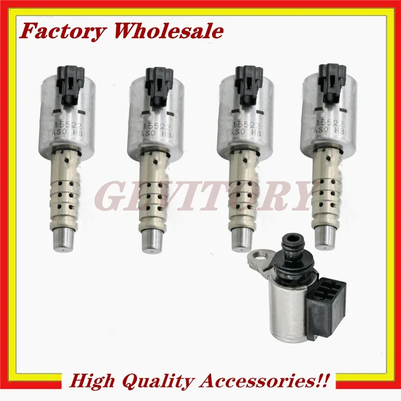 

1Set RE0F10D JF017E CVT JF016E CVT8 Transmission Solenoids For KIA Infiniti JX35 QX60 Nissan Reconditioned