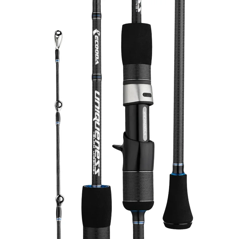 Factory Directly Ecooda Fishing Rod Slow Jigging Toray Carbon 60g-360g PE 0.8-3 Best Slow Jigging Rod