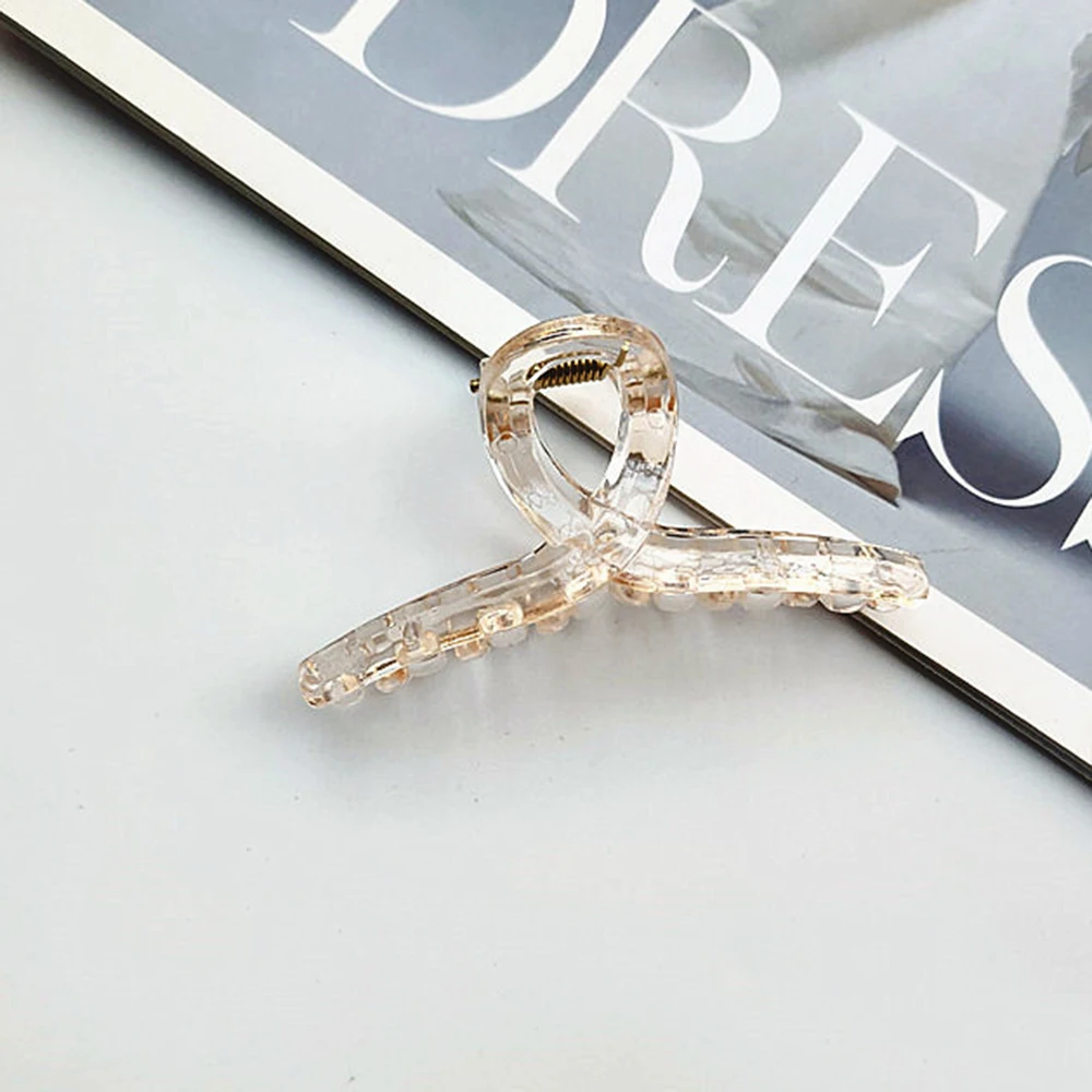 

Bathing Headwear Transparent Fashion Acrylic Women Hair Accessories Hair Claws Hair Clips Crab Clips