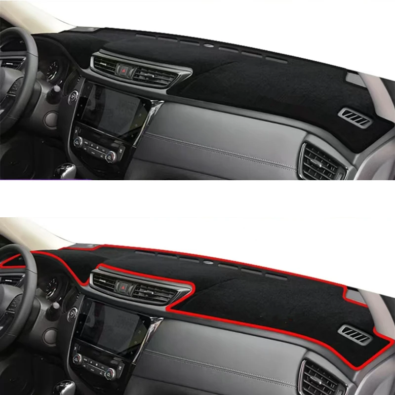 

For Nissan Qashqai J11 X-Trail T32 2014-2018 2019 2020 2021 Car Accessories Dashboard Cover Mat Anti-UV Dash Sunshade Carpet Rug