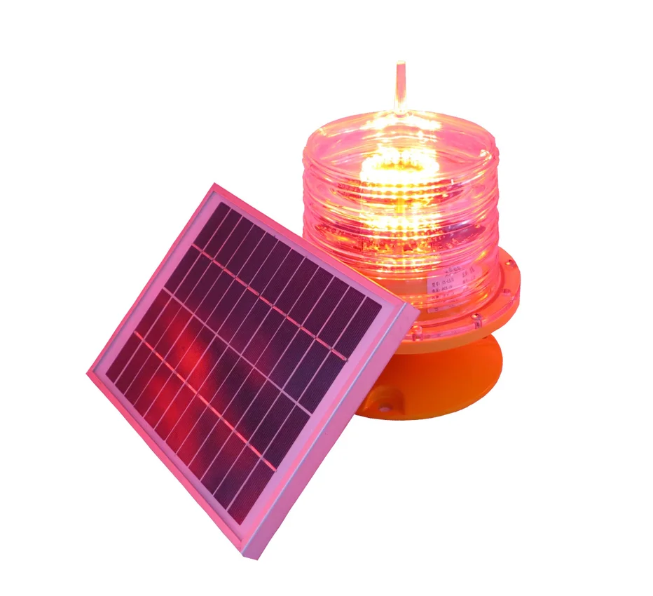 ON/OFF Automatically Solar  Medium Intensity Obstruction Light for high building