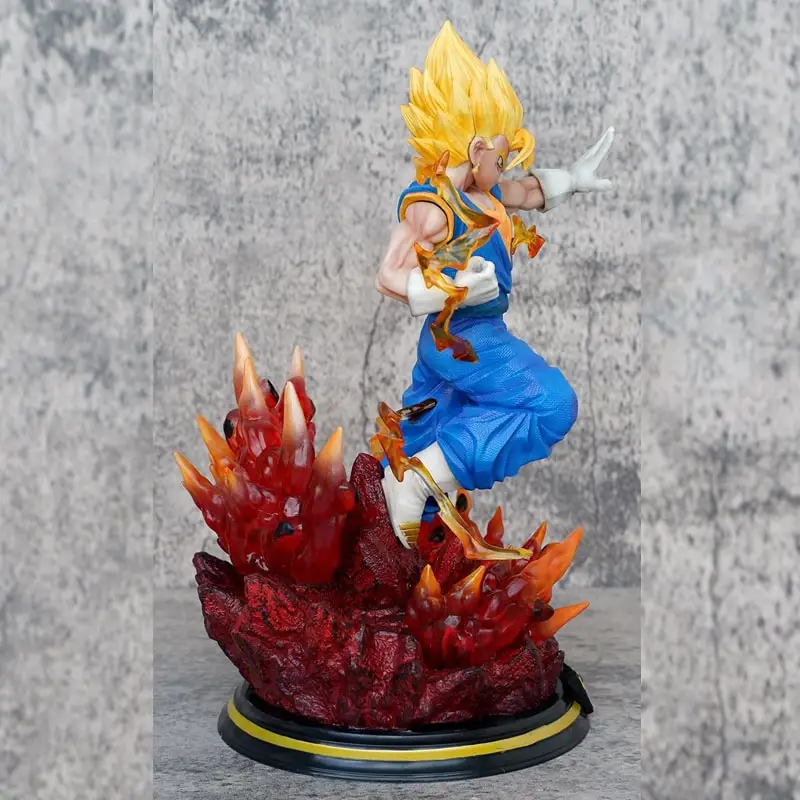 25Cm Anime Dragon Ball Z Vegetto Glowable Action Figures PVCรูปปั้นตุ๊กตาเครื่องประดับคอลเลกชันตกแต่งห้องของเล่น