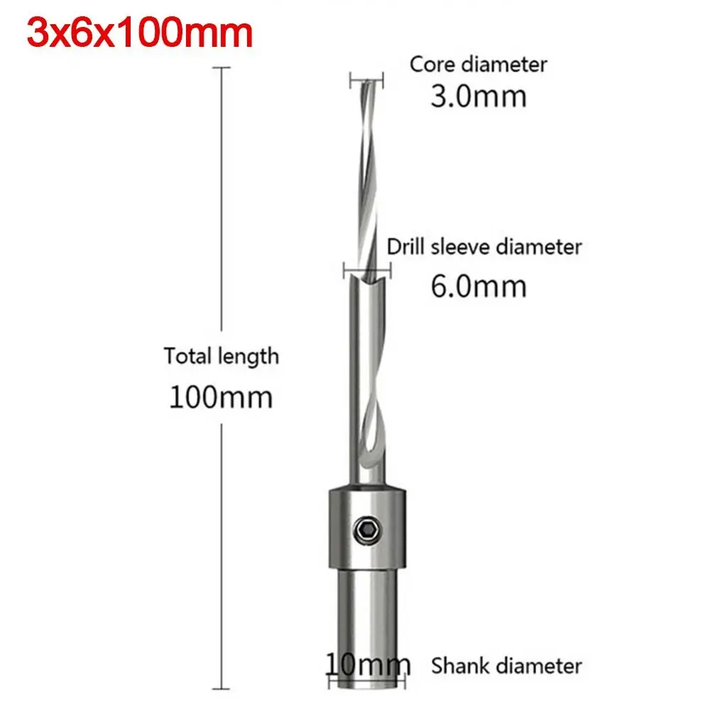 

High Speed Steel Woodworking Punching Drill Bit Woodworking Drill Countersunk Head Salad Drill Flat Bottom Drill Bit