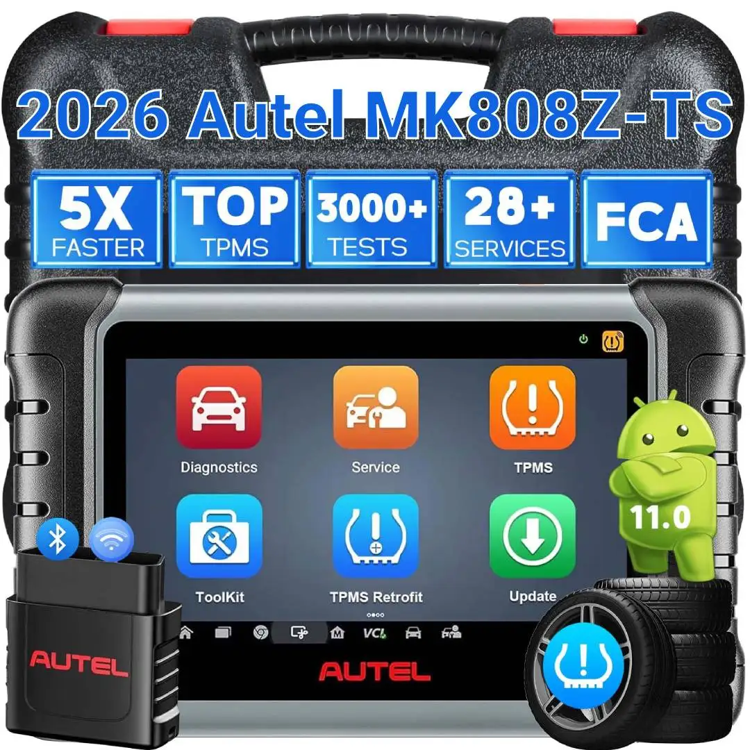 

Диагностический сканер Autel MaxiCOM MK808Z-TS с двунаправленной связью, универсальный инструмент для TPMS, обновление моделей MK808BT и MK808S, диагностический инструмент для всех систем.