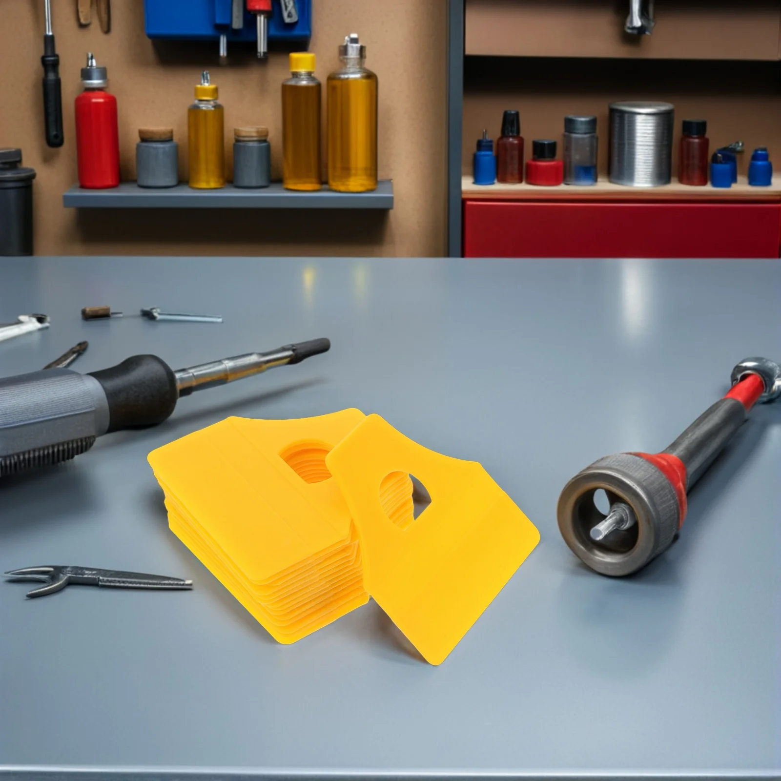 

15pcs Plastic Body Filler Spreader Tools Car Automotive Film Squeegee Putties Auto Decal Epoxy Resin Vinyl Wrap