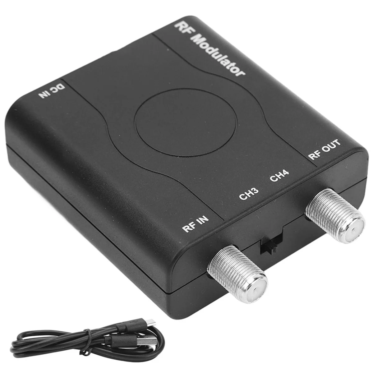 HDMI-Compatible RF Modulator Adapter, RF Modulator Coaxial Converter, HD Multimedia Interface to RF Modulator NTSC