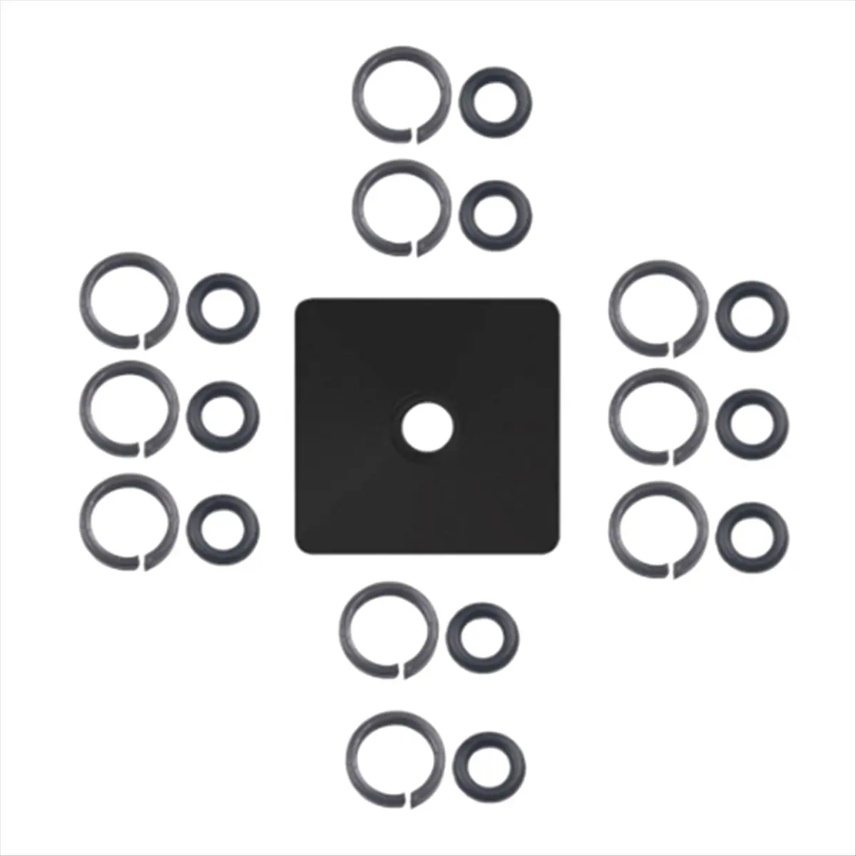 3/8 Inch Square Drive Socket Retainer Rings Clip with O-Ring Square Drive Socket Retaining Ring plastic