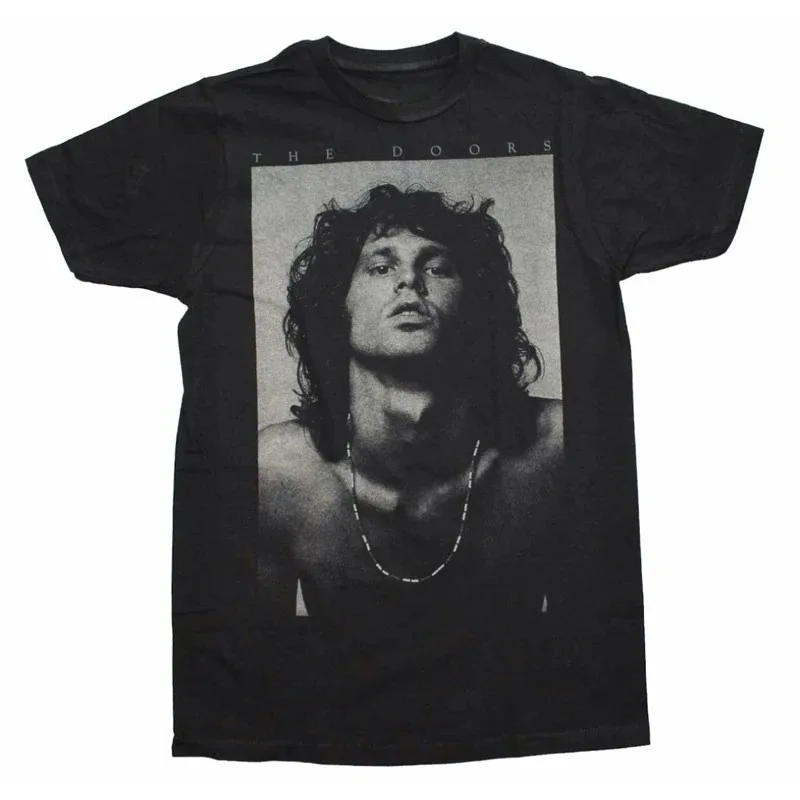 2026 Summer Jim Morrison The Doors Retro Classic Short-Sleeved T-shirt Suitable for Both Men and Women