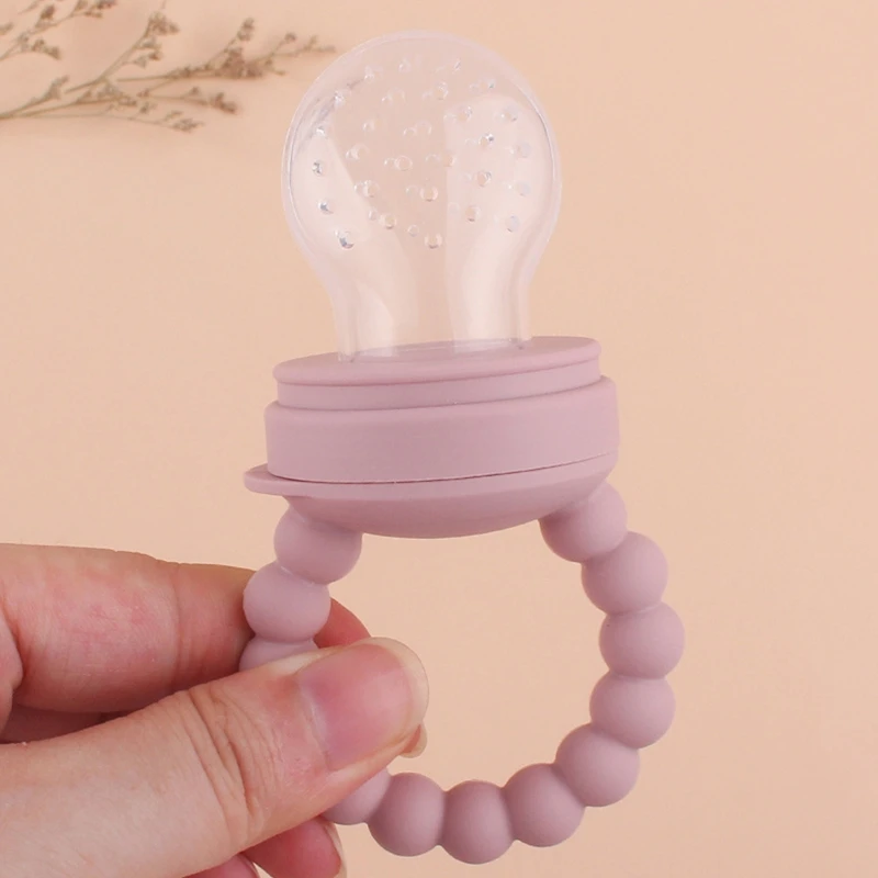 Fashion Silicone Baby Pacifier Safety Silicone Fruit and Vegetable Fruit Bag Baby Eat Fruit Supplement