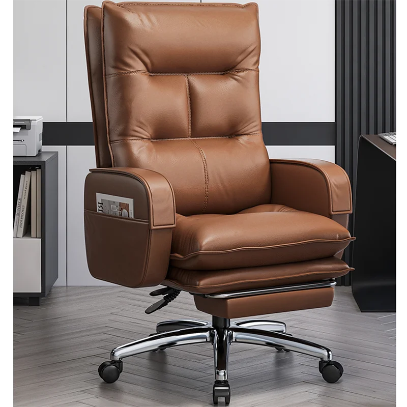 Ergonomic Swivel Office Chair Vanity Arm Throne Study Executive Comfortable Office Chair Nordic Reading Stoel Salon Furniture