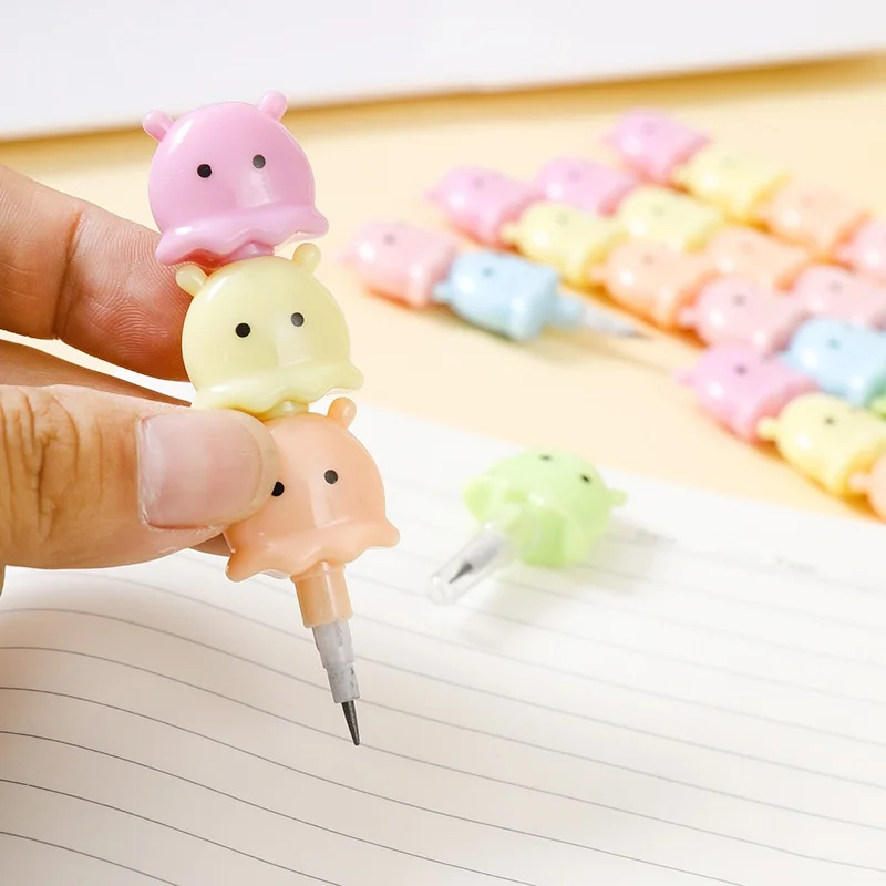 36pcs/lot Creative Squid Removable Pencil Cute 0.5MM Drawing Writing Pen School Office Supplies - view 3