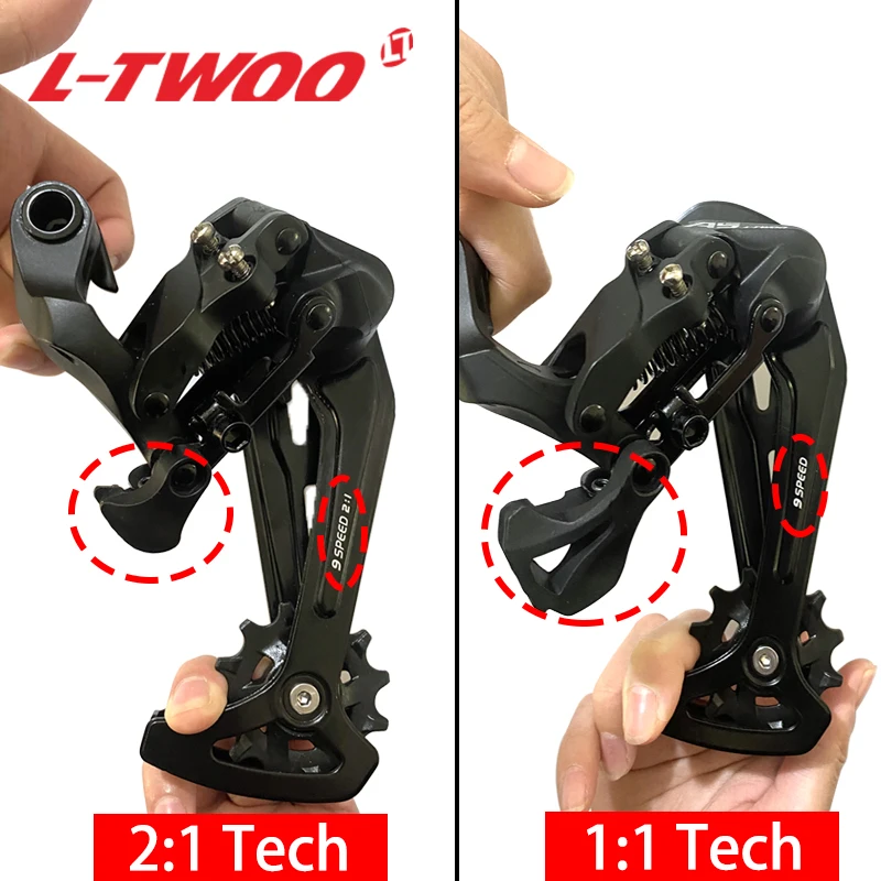 LTWOO A5 9S Mountain Bike Rear Derailleur Aluminium Alloy Compatible SHIMANO MTB Bicycle Modifications Parts Accessories