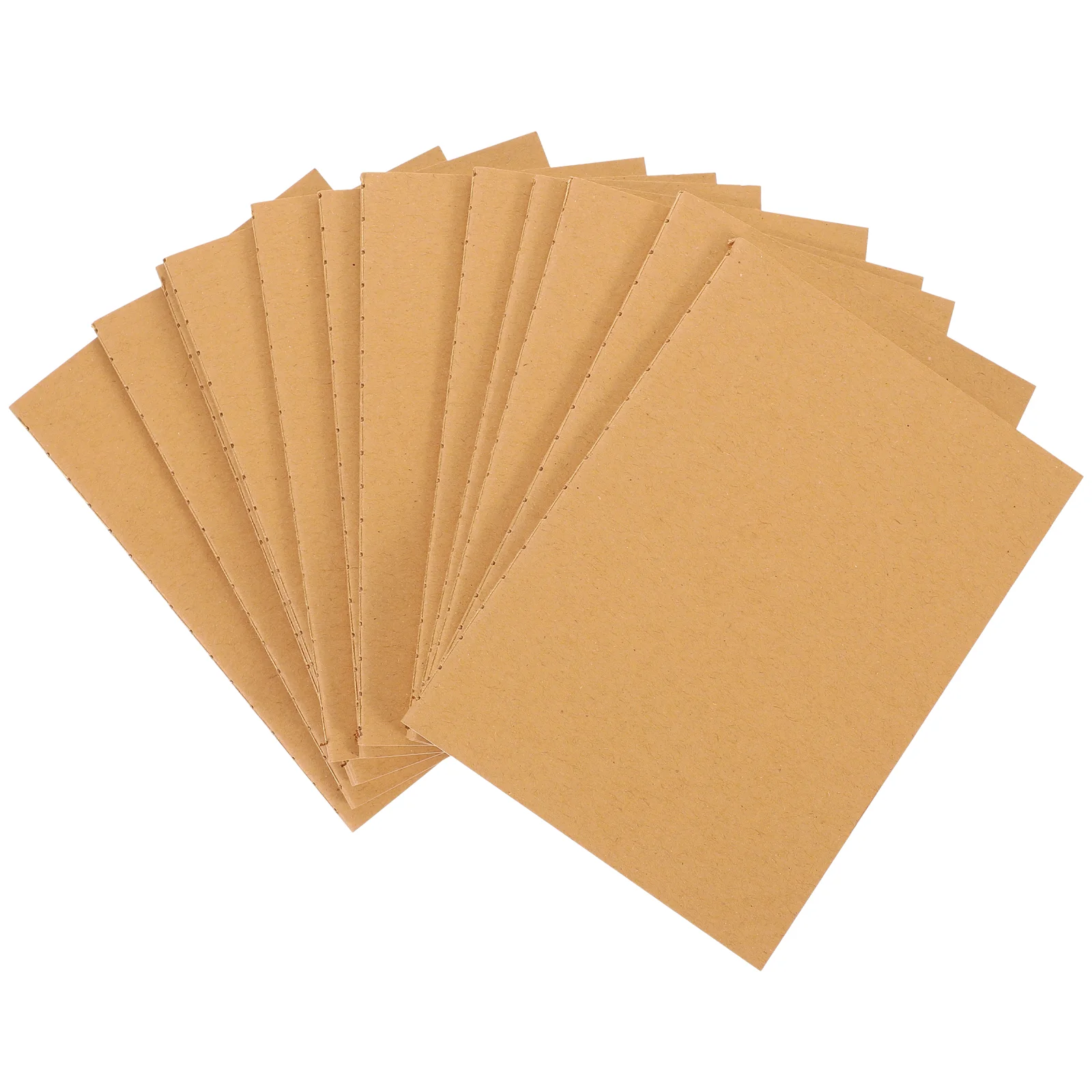 

NUOLUX 12PCS Kraft Notebooks Kraft Brown Blank Pages Blank Cover Kraft Journals travel journal cover notebooks